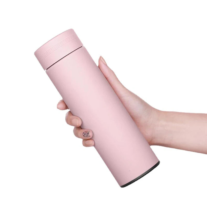 500Ml Smart Water Bottle Stainless Steel Thermos Temperature Display Leakproof Vacuum Flasks Coffee Cup Milk Mug Christmas Gift