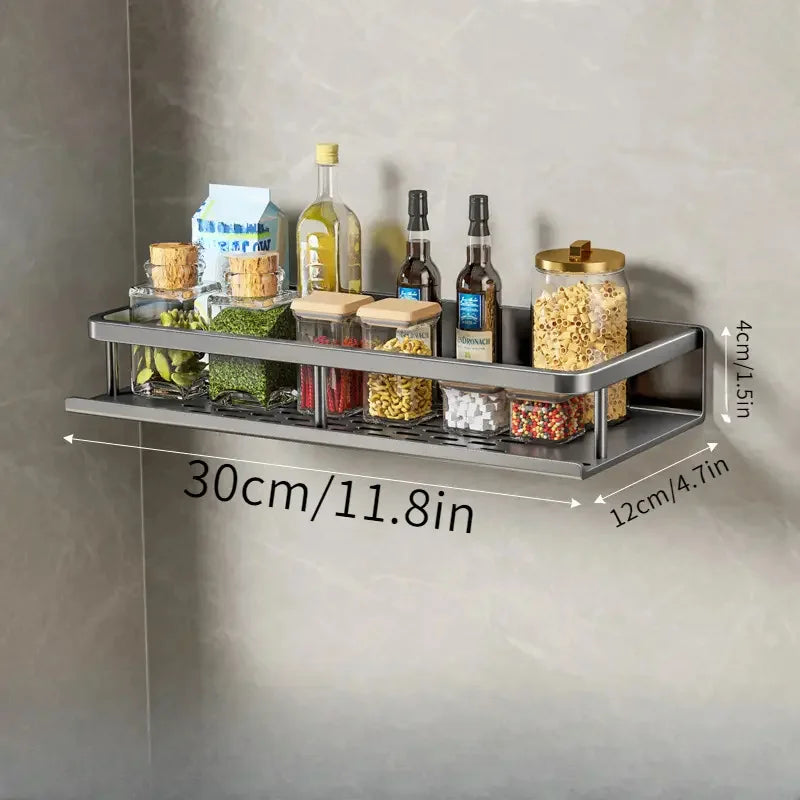 Spice, Farmhouse Condiment Organizer Cabinet Hanging, Flexible Wall Shelf Kitchen Storage, Perfect for Kitchen Item Storage