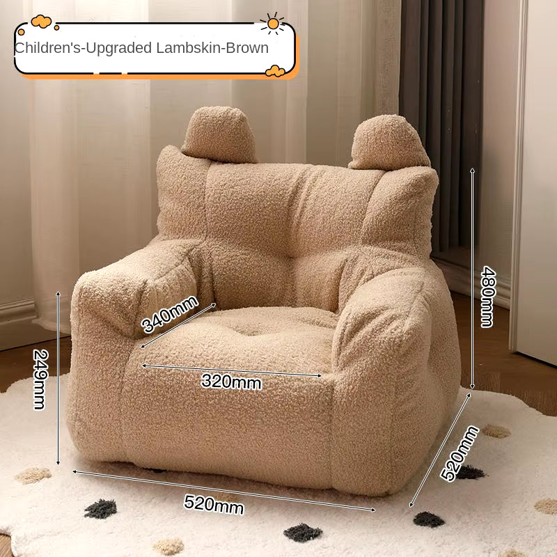 K-STAR Cute and Lazy Sofa Mini Casual Seat Cartoon Children'S Sofa Reading Men and Women Simple Sofa Baby Sofa 2024 Dropshopping